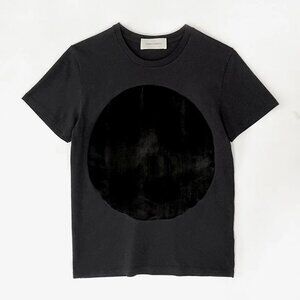 NWOT Correll Correll Black on Black Velvet T-Shirt